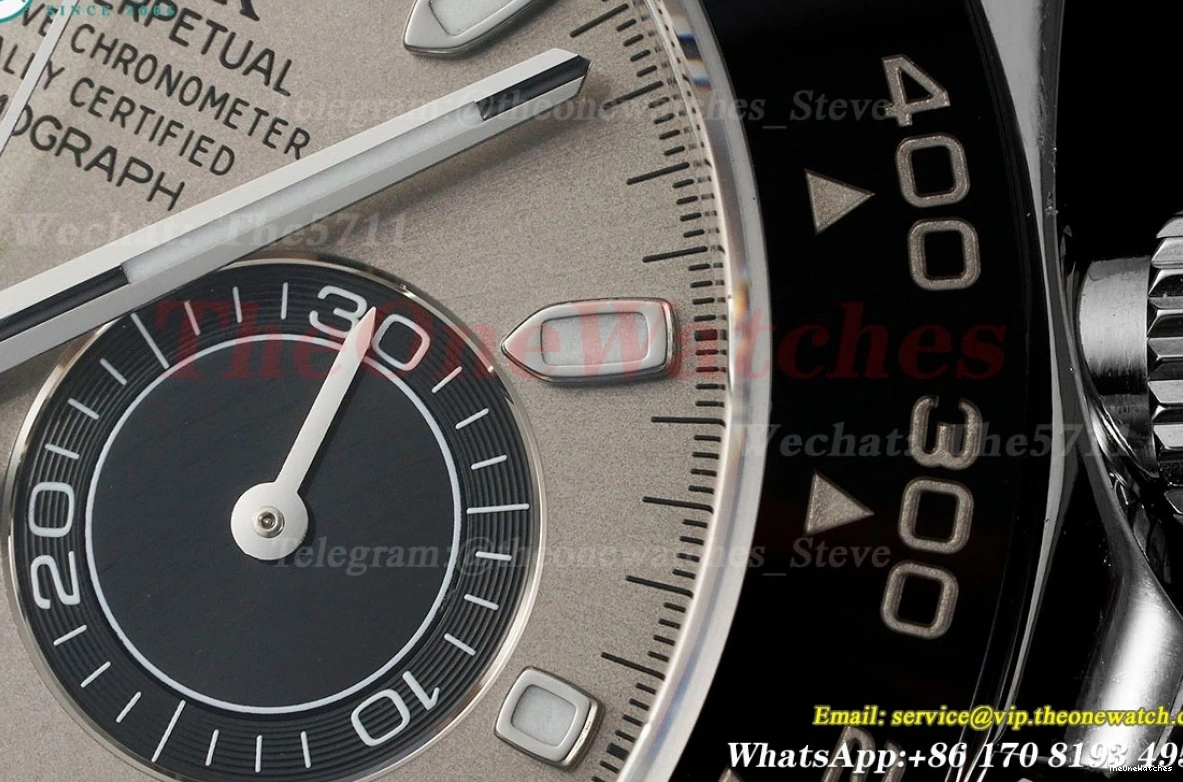 Clone Dial 40mm SS VSF 116519 Grey SS DD4130 Daytona Super 0402